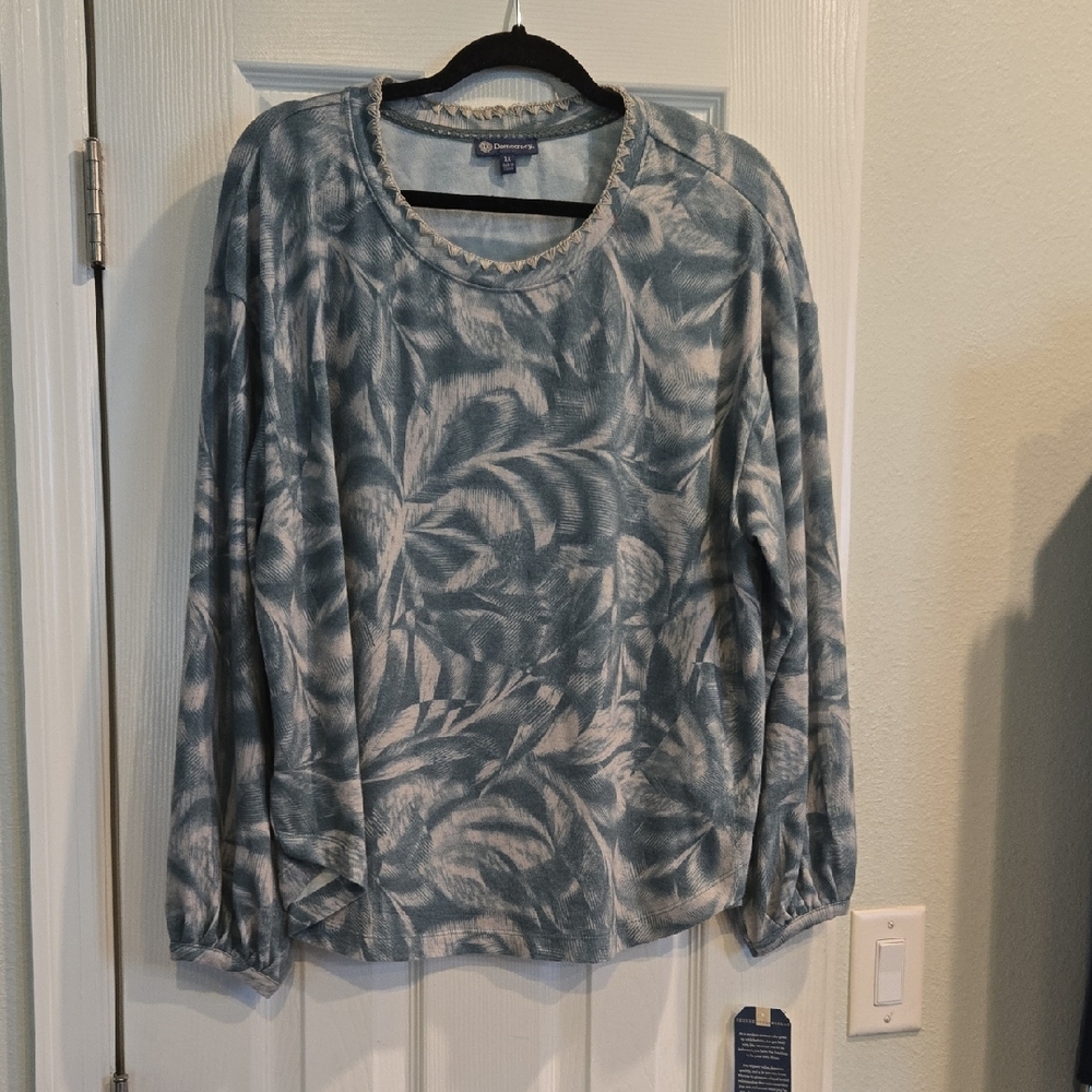 Democracy Green Patterned Top